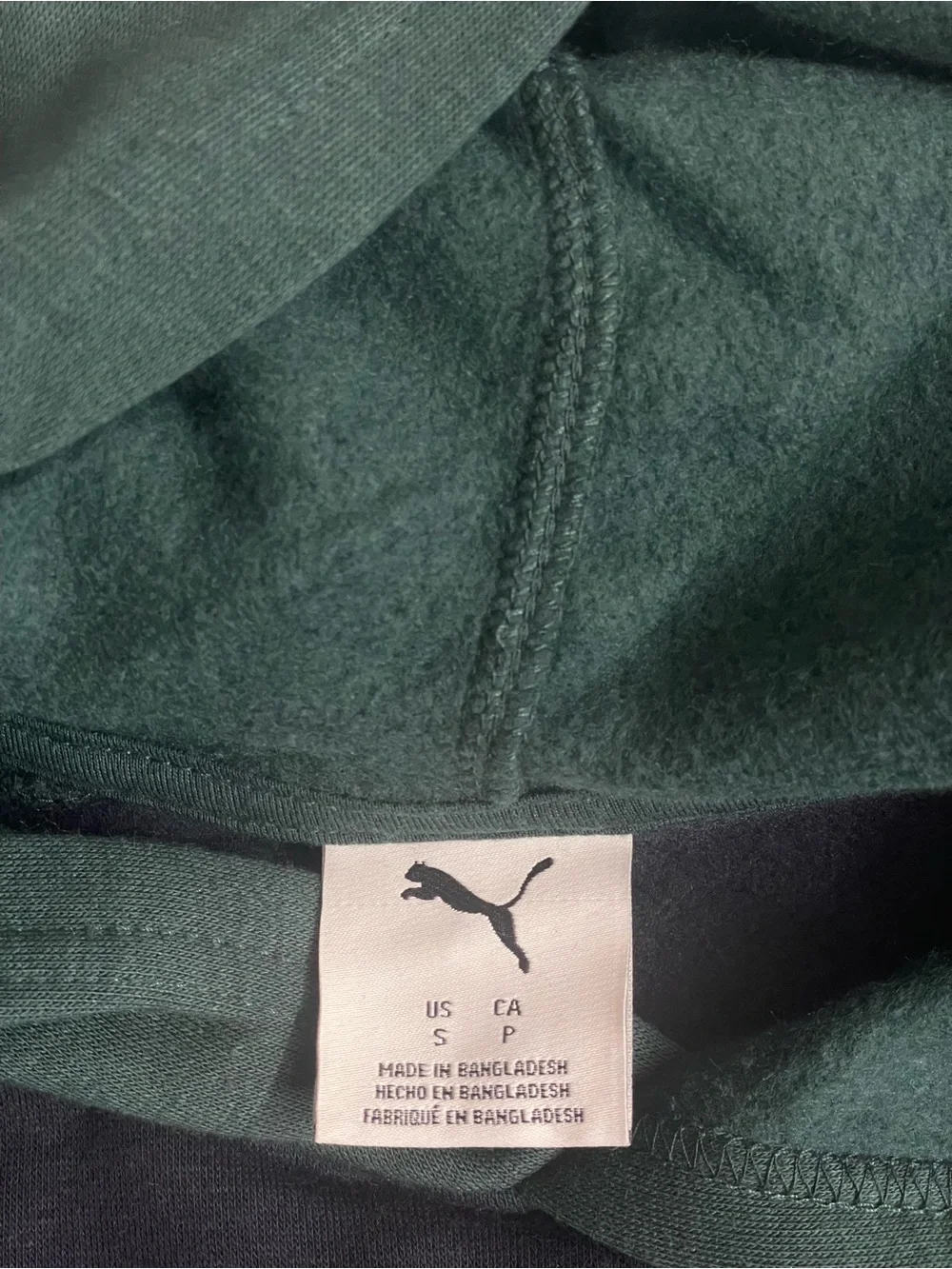 Puma Kids Navy and Green Hoodie & Jogger Set Size.  S/P - Picture 10 of 16